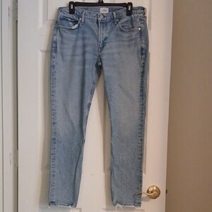 Citizens Of Humanity Inga Light Blue Denim Straight Leg Jeans Womens 10/30